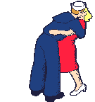 gif bisous marin